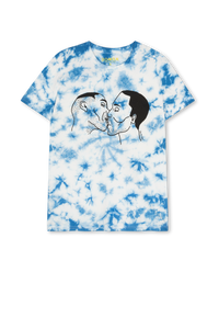 Kissing Guys Tie-Dye Tee